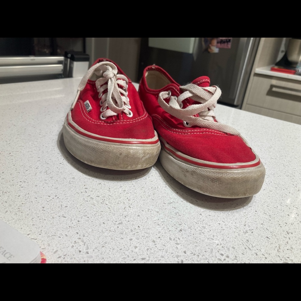 Red Vans - Picture 3 of 4